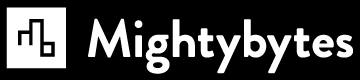 Mightybytes White Logo